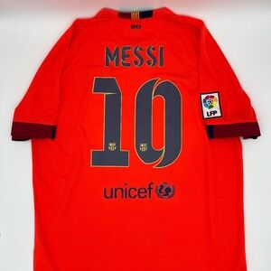 Messi #10 Barcelona 2014/2015 Away ORIGINAL Nike Rare Soccer Jersey (XL)